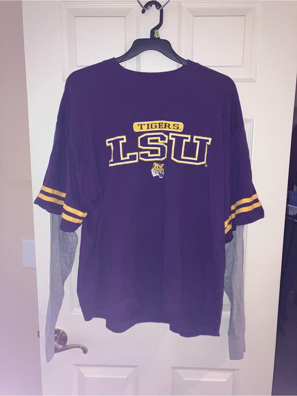 Varsity Classics Purple LSU Tigers Short-Sleeve Tee with Yellow Accents